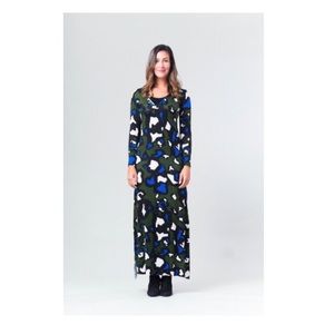 Stevie Dress - Olive Animal